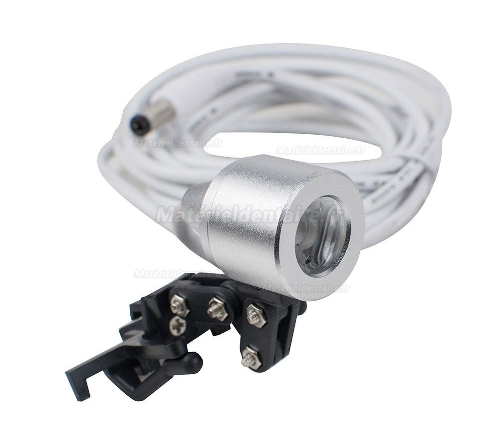 3W Clip Clamp LED Lampe frontale phare chirurgicale médicale pour